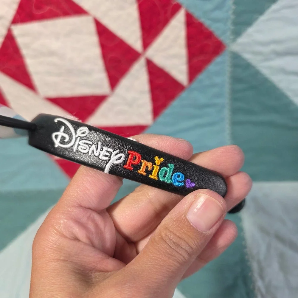 Disney Parks Gay Pride‎ Rainbow Mickey Mouse Ear Headband Faux Leather LGBTQ